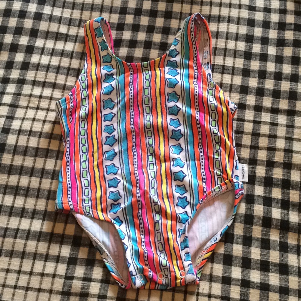 90s baby girl one piece swimsuit! 18m